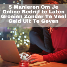 5 Manieren Om Je Online Bedrijf te Laten Groeien Zonder Te Veel Geld Uit Te Geven